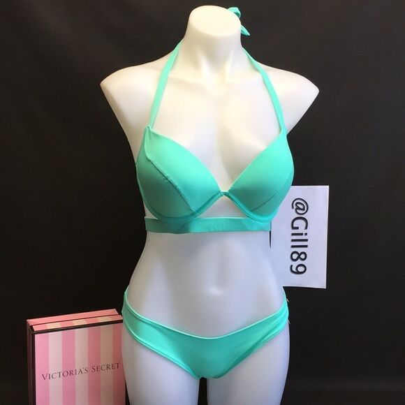 🔥🏖🆕Victoria Secret swimsuit The Hottie Halter - Picture 3 of 11